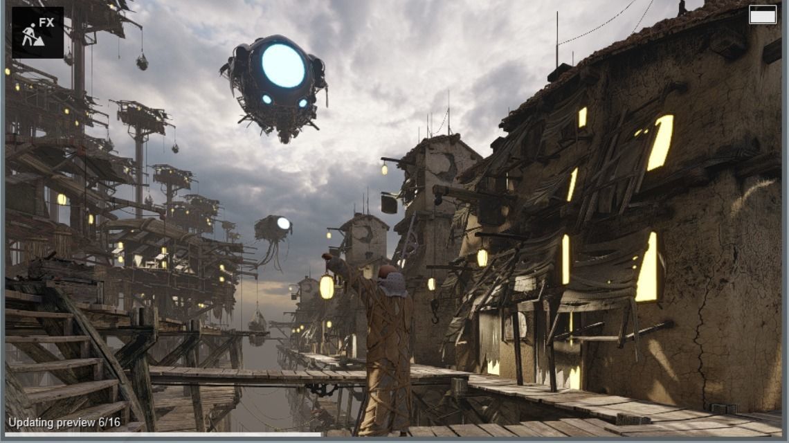 Lumion 10-12 alien biological invasion science fiction scene  Low-poly 3D model_10