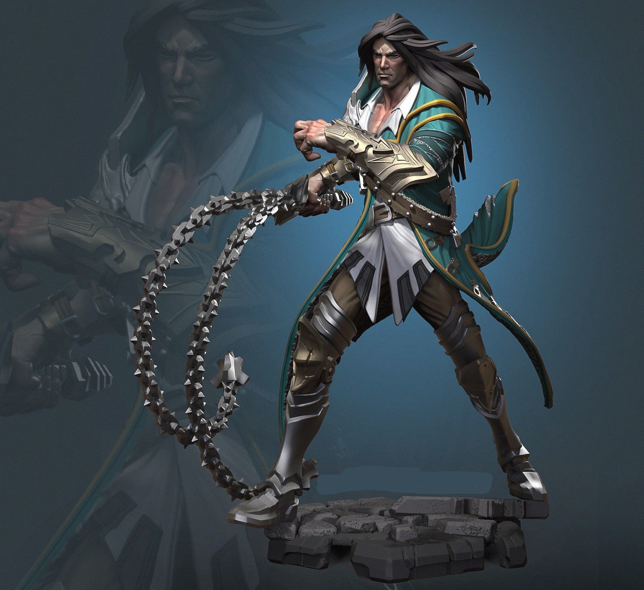 Trevor Belmont 3D print model_8