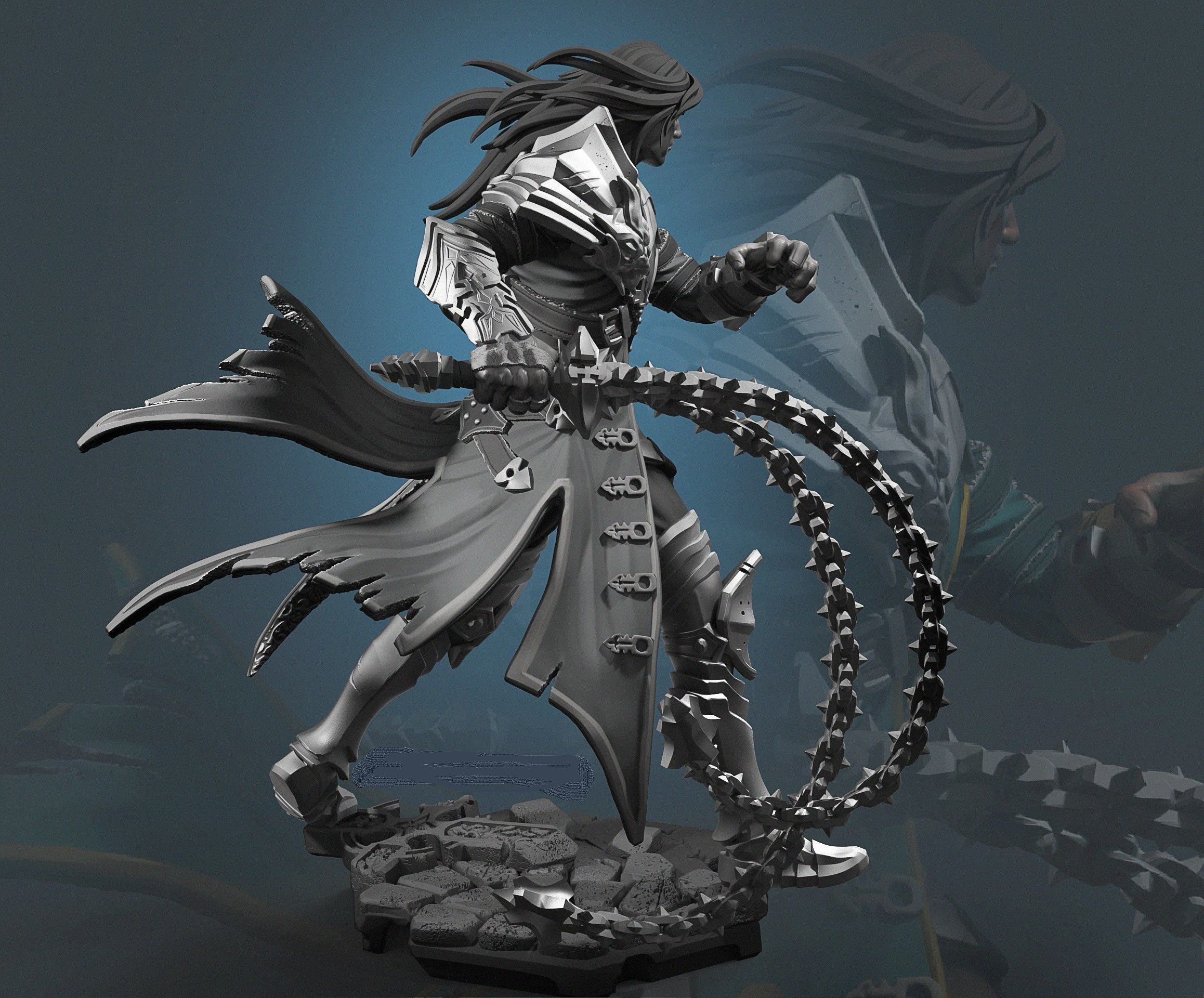 Trevor Belmont 3D print model_11