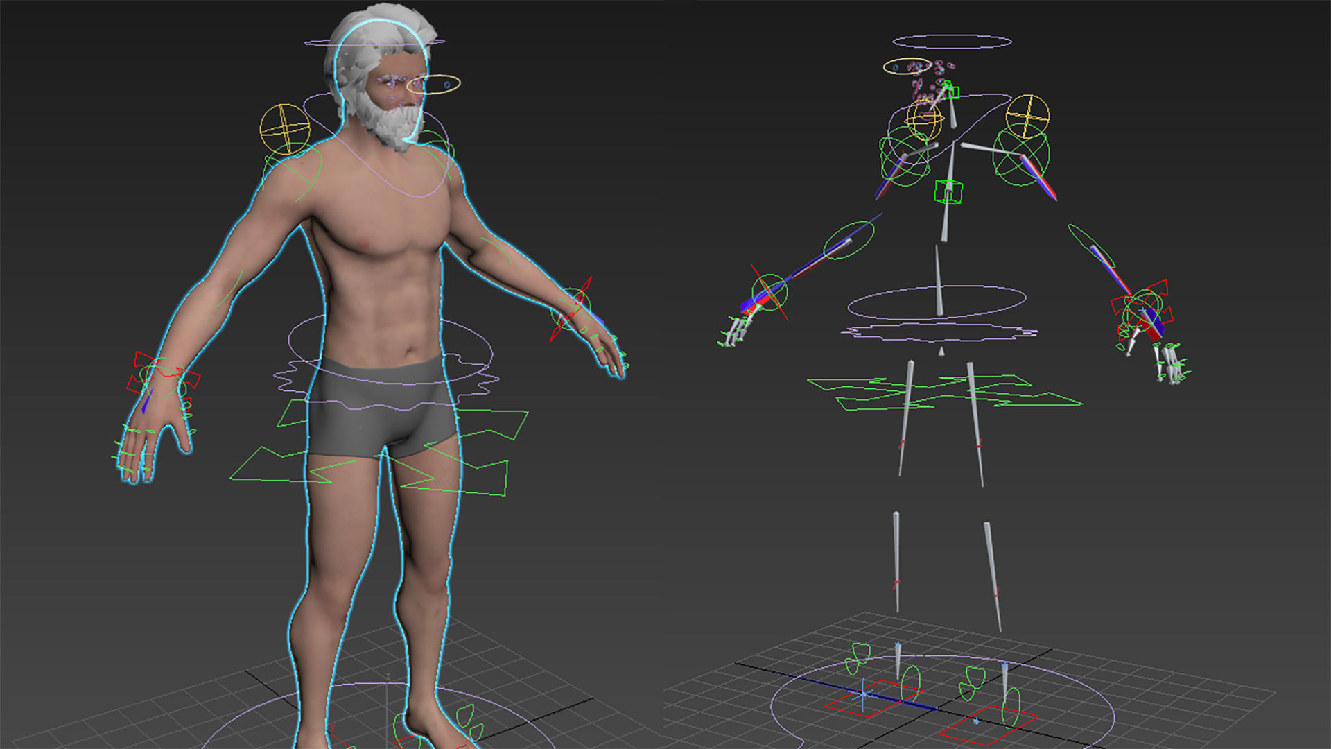 Cyborg Ben Lowpoly Game ready Low-poly 3D model_31
