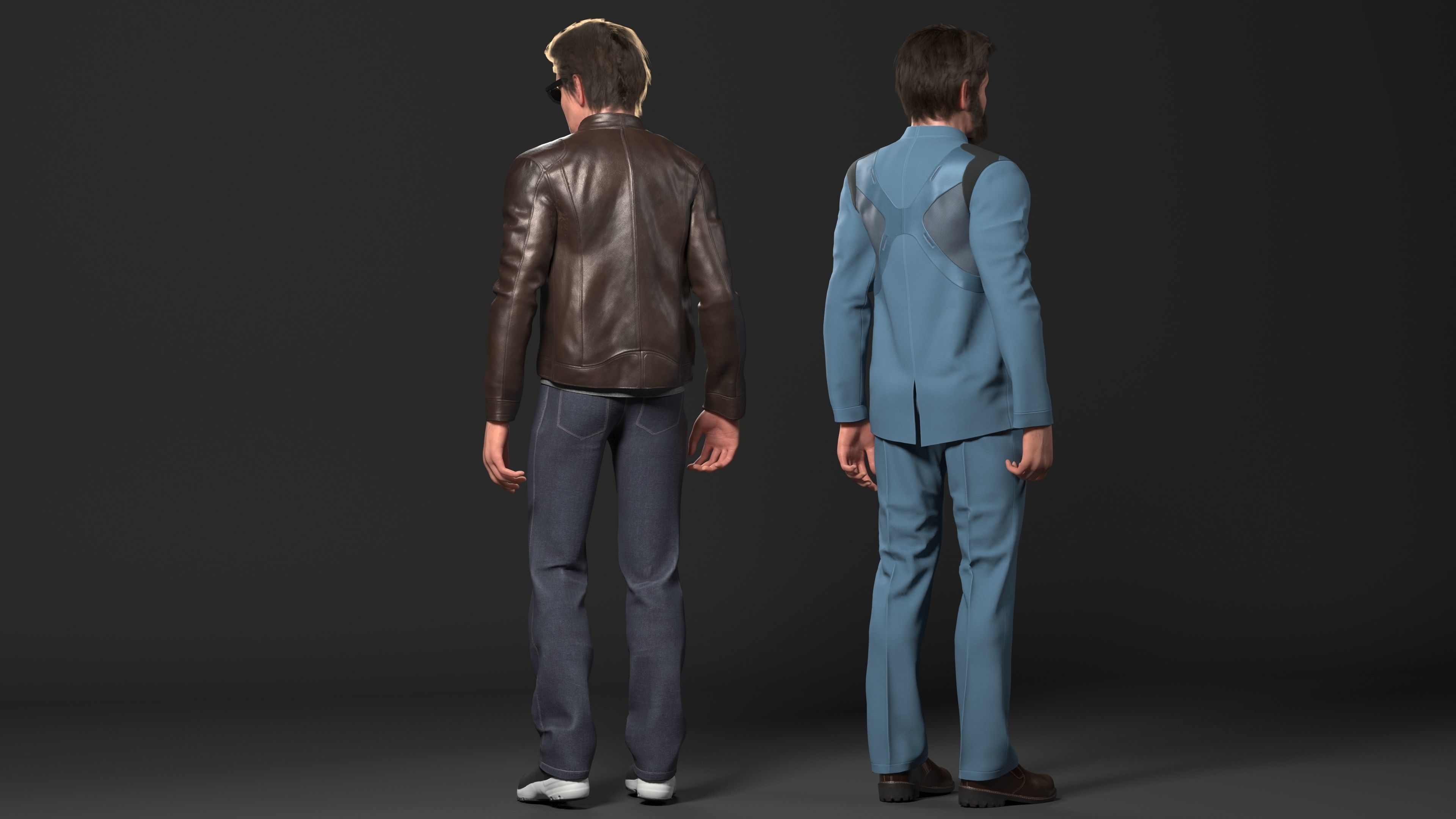 Cyborg Ben Lowpoly Game ready Low-poly 3D model_15