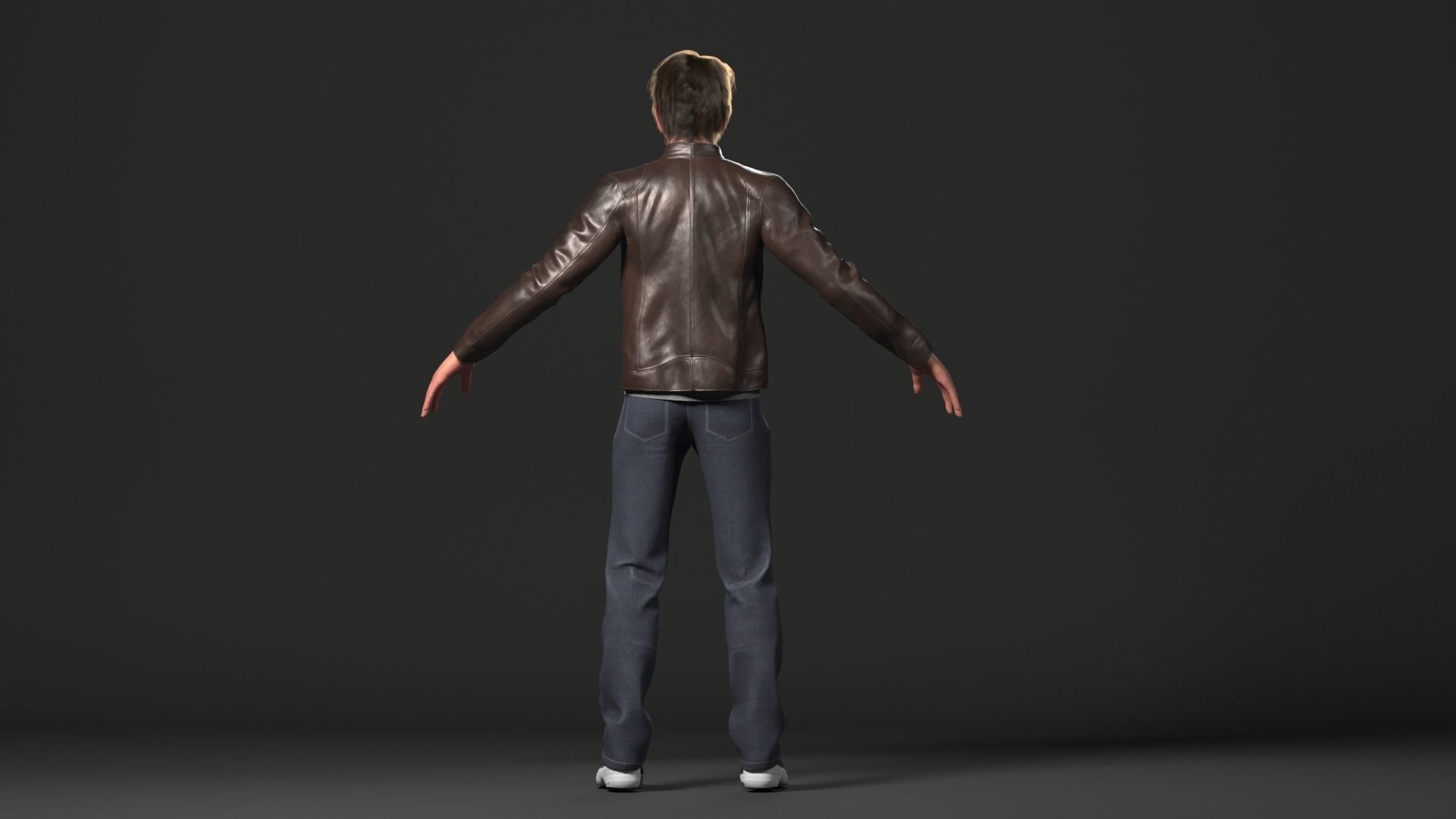 Cyborg Ben Lowpoly Game ready Low-poly 3D model_9