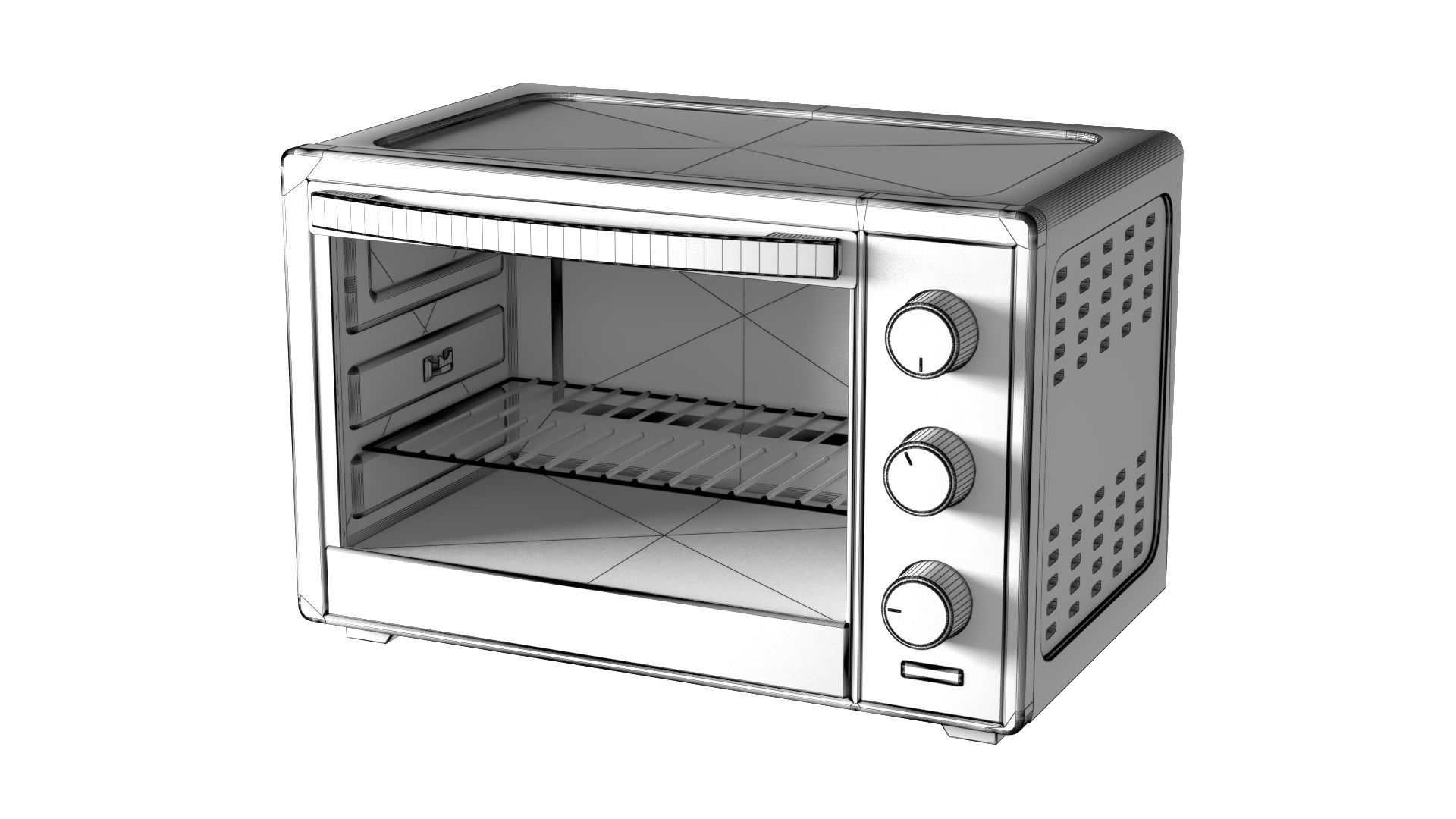 Pigeon Electric Oven 3D model_3