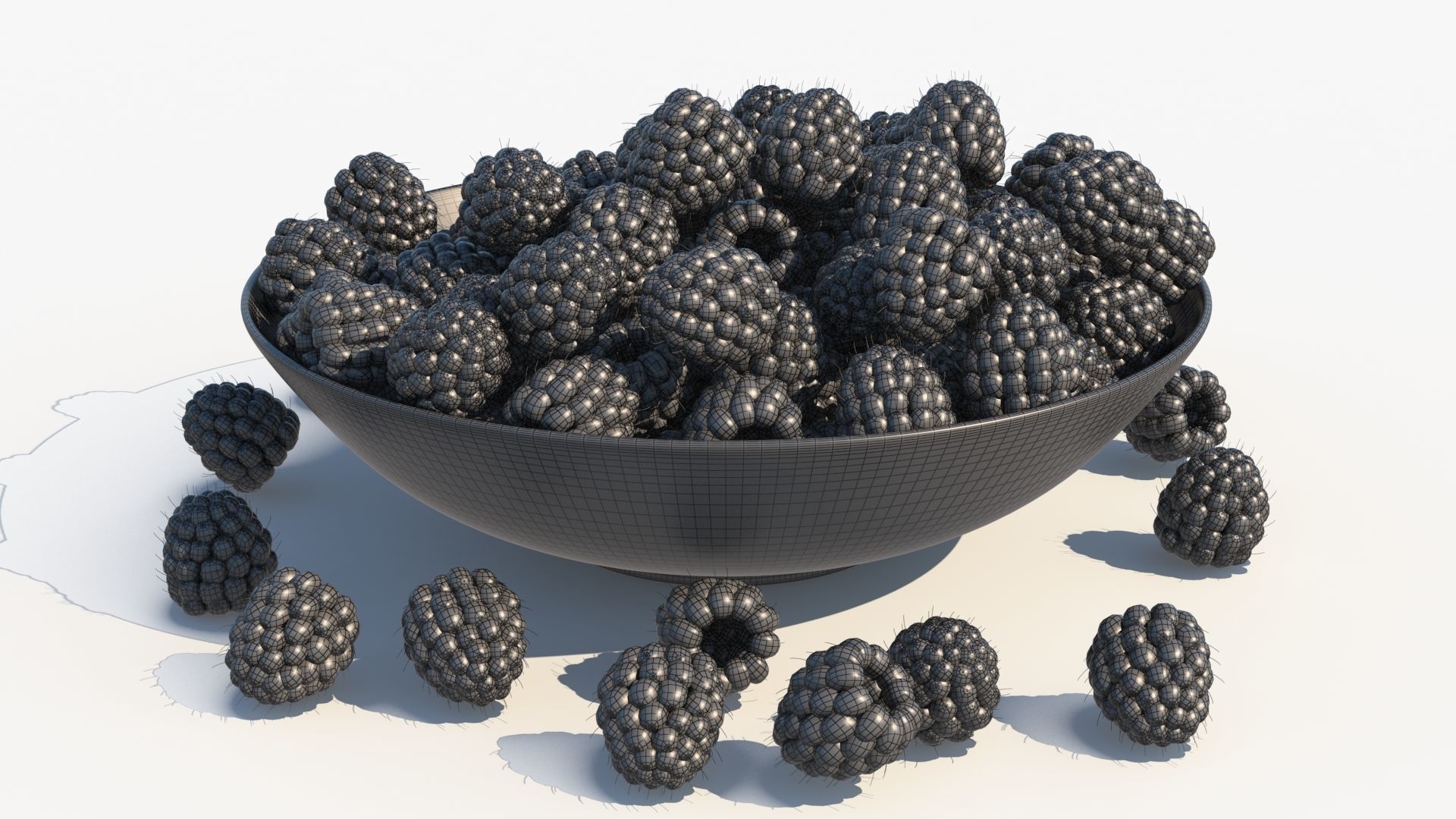 Raspberry 3D model_15