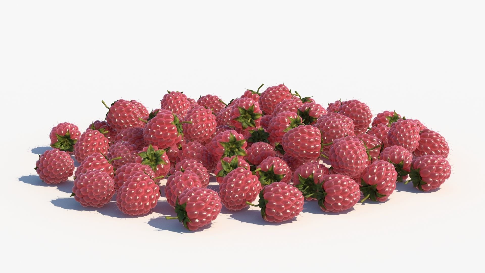 Raspberry 3D model_1