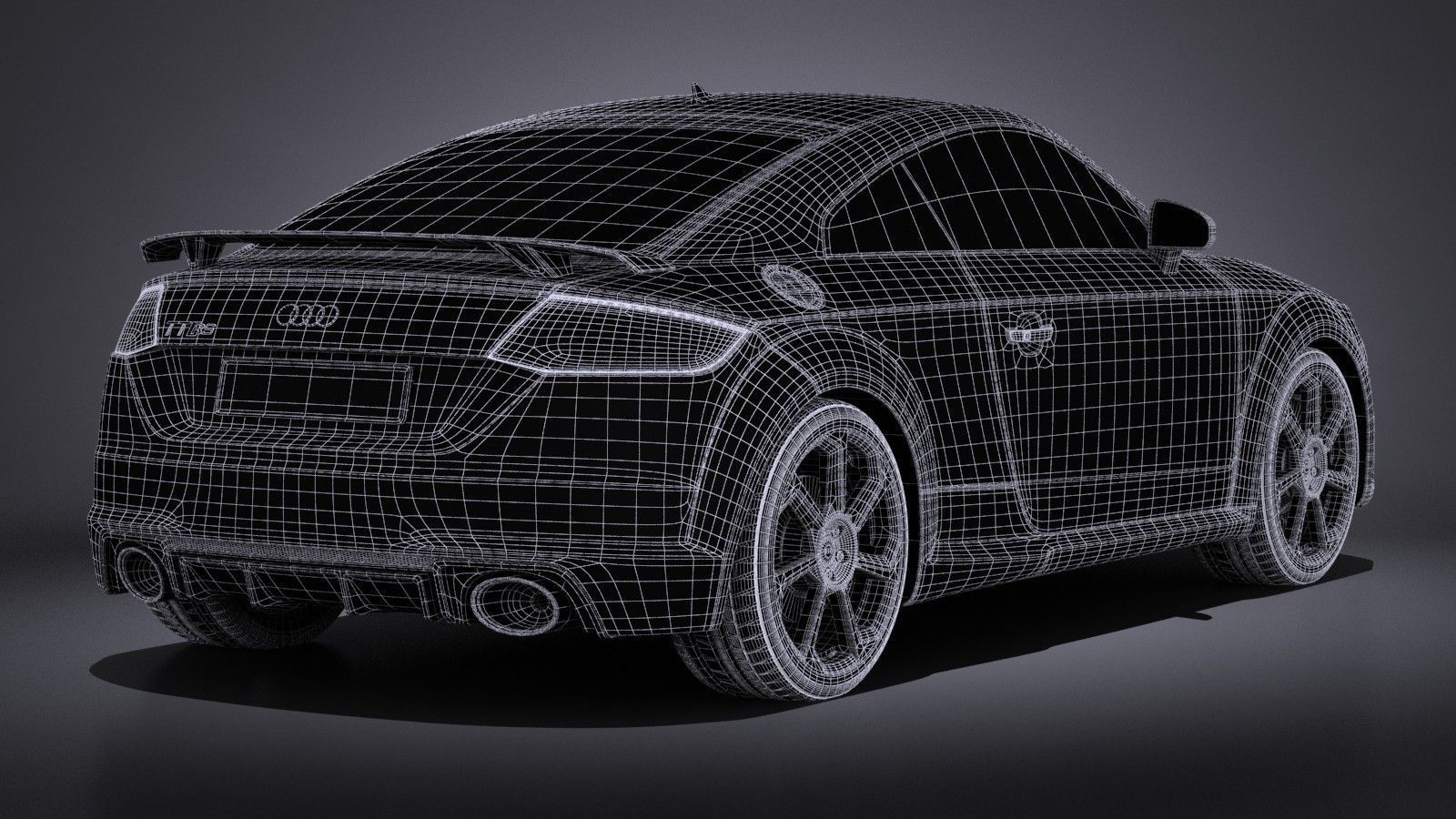 Audi TT RS 2017 3D model_18