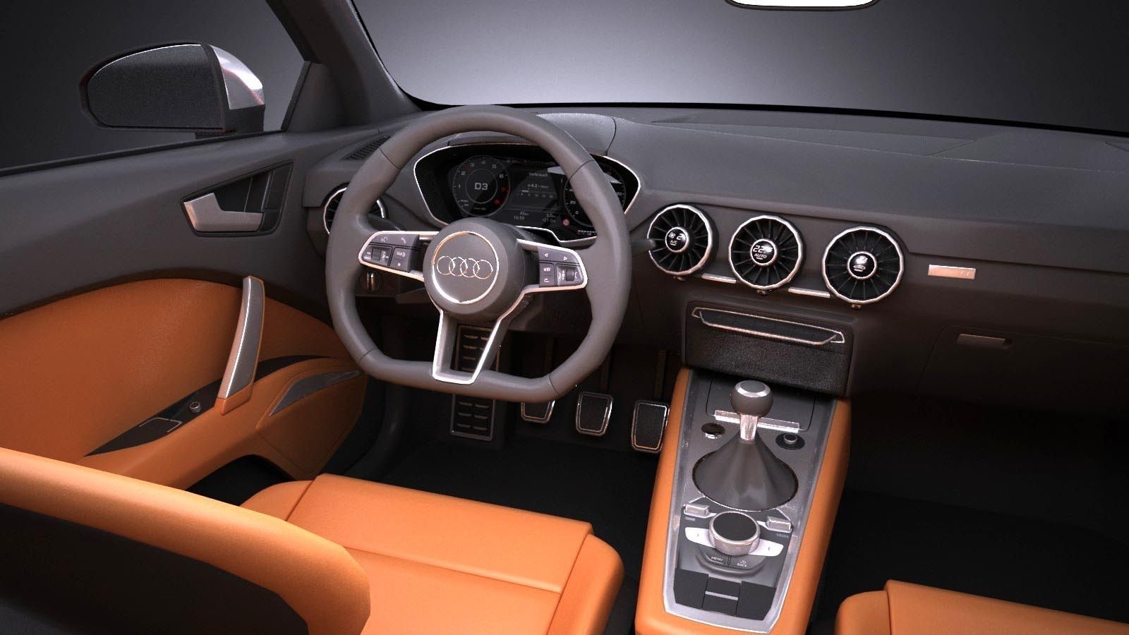 Audi TT RS 2017 3D model_8