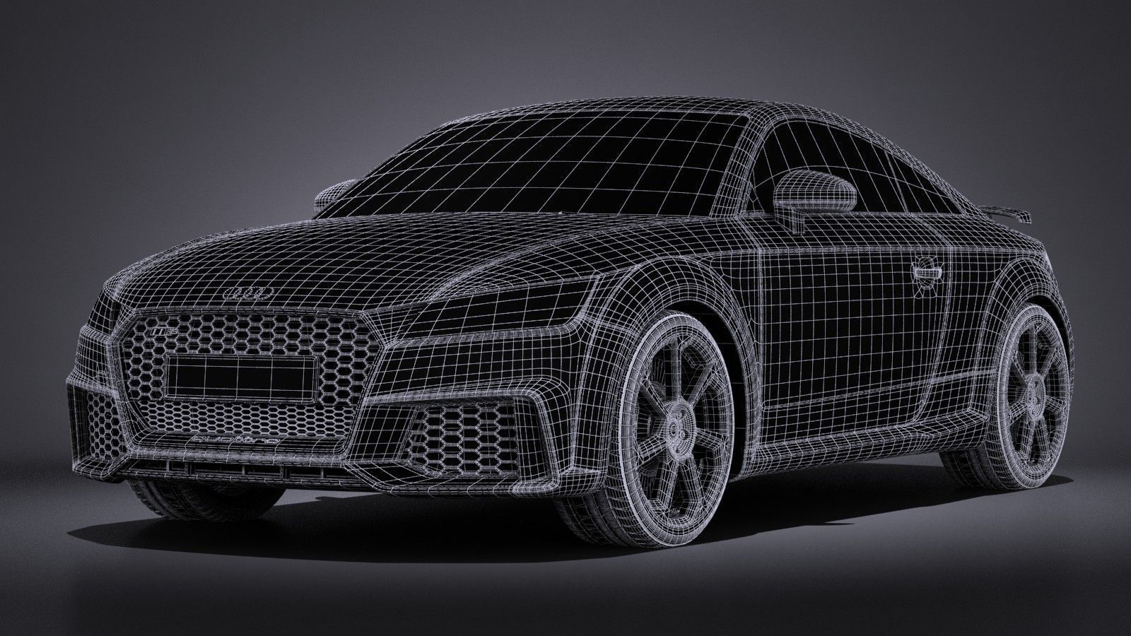 Audi TT RS 2017 3D model_17