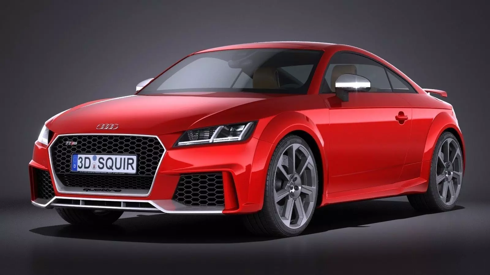 Audi TT RS 2017 3D model_0