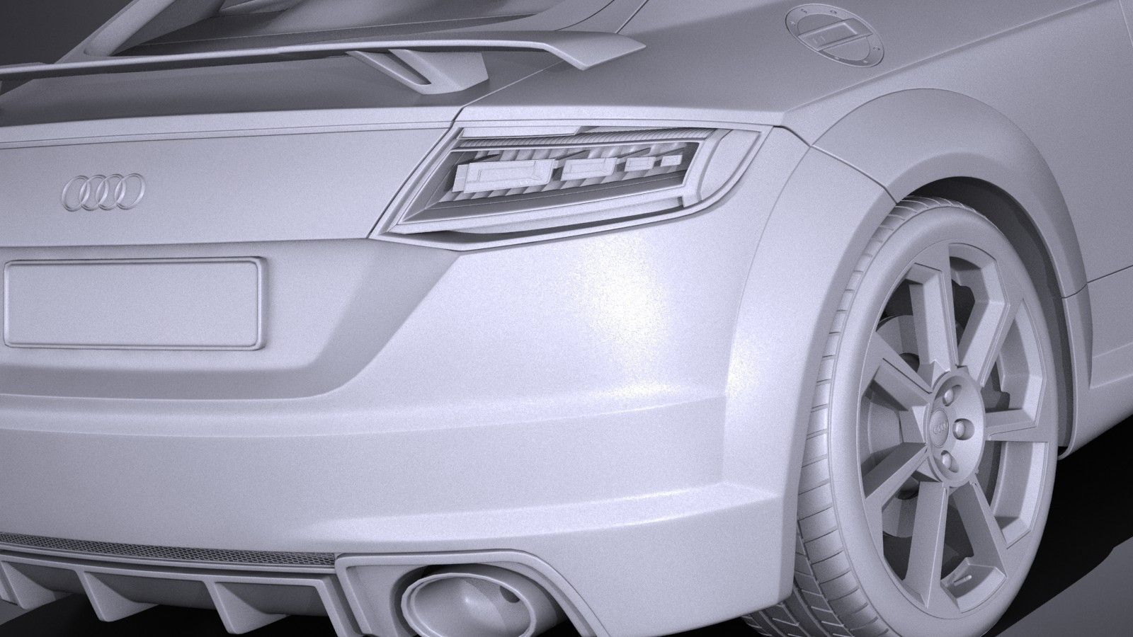 Audi TT RS 2017 3D model_13