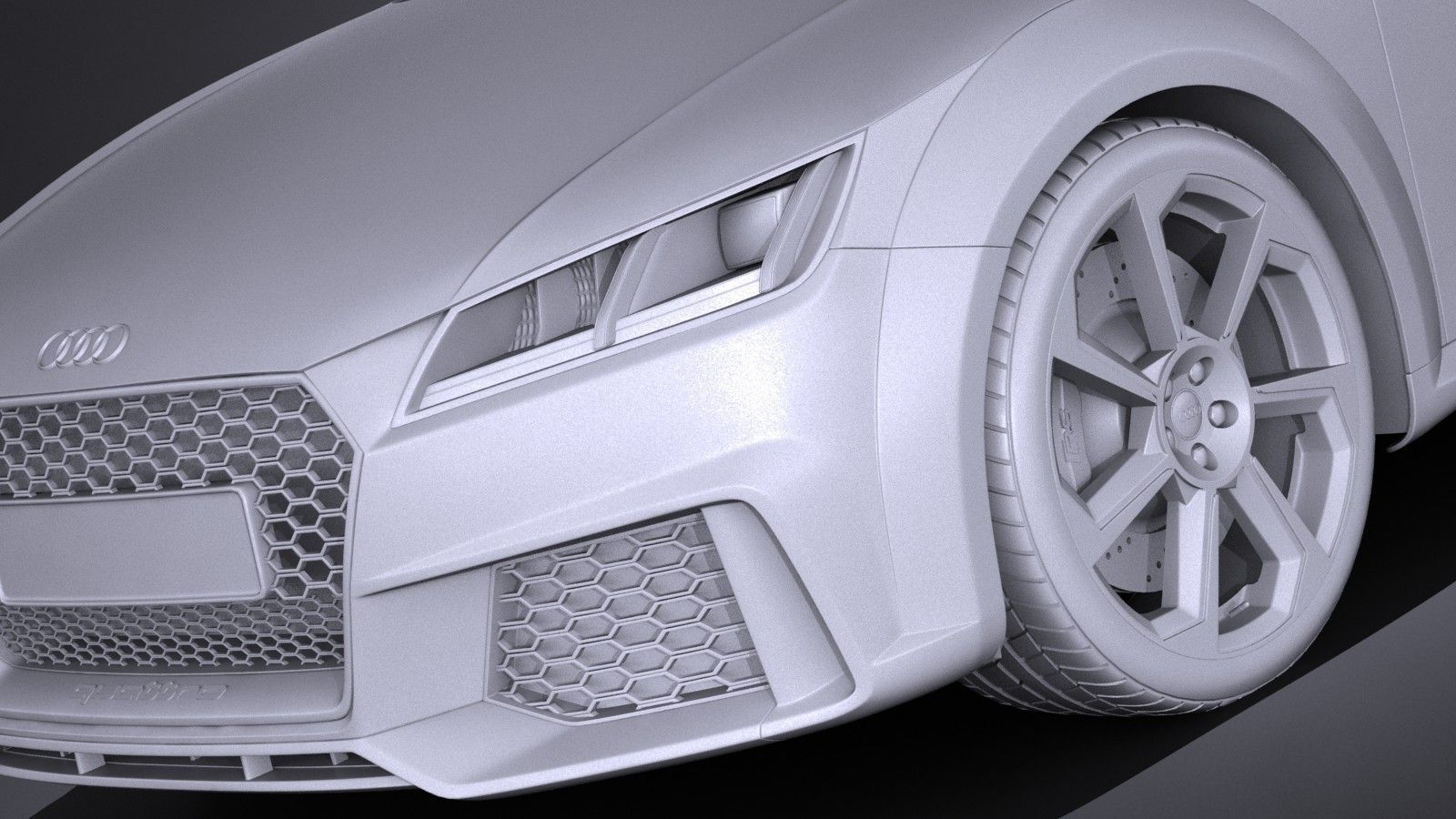 Audi TT RS 2017 3D model_12