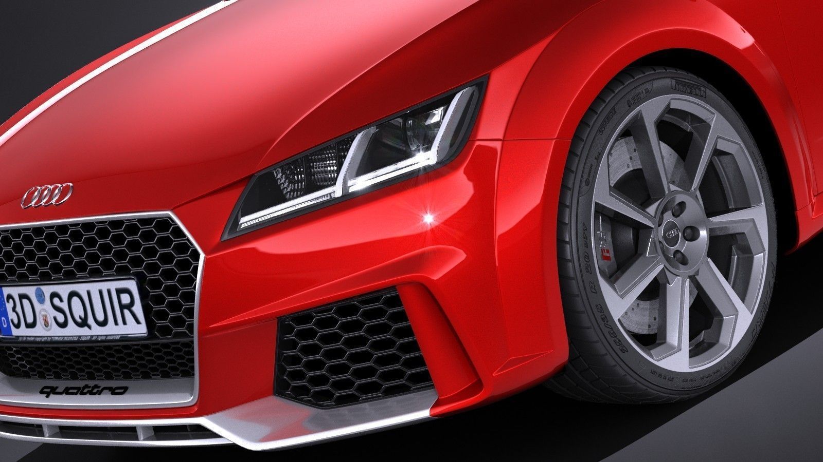 Audi TT RS 2017 3D model_2