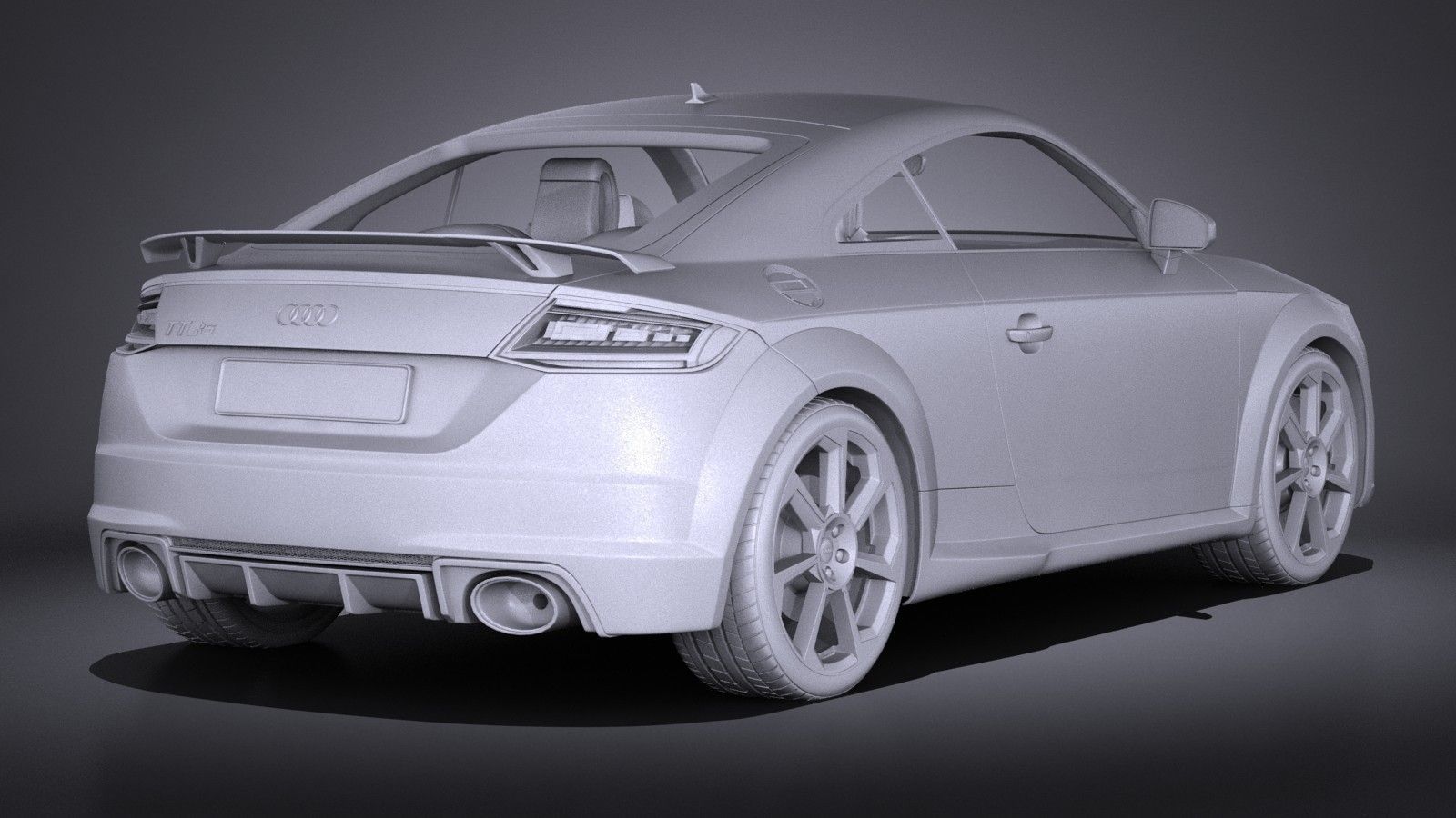 Audi TT RS 2017 3D model_14