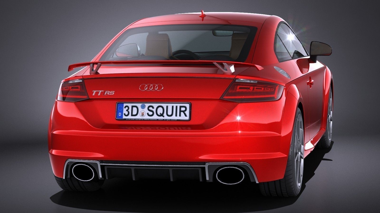 Audi TT RS 2017 3D model_5
