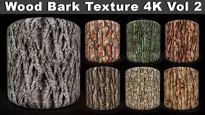 Wood Bark Texture 4K Vol 2 Texture