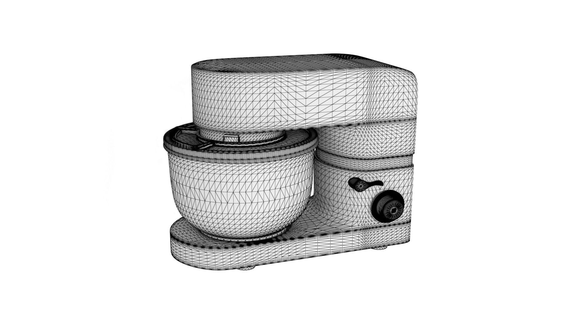 3D model Rossmann Professional Stand Mixer 3D model CGTrader