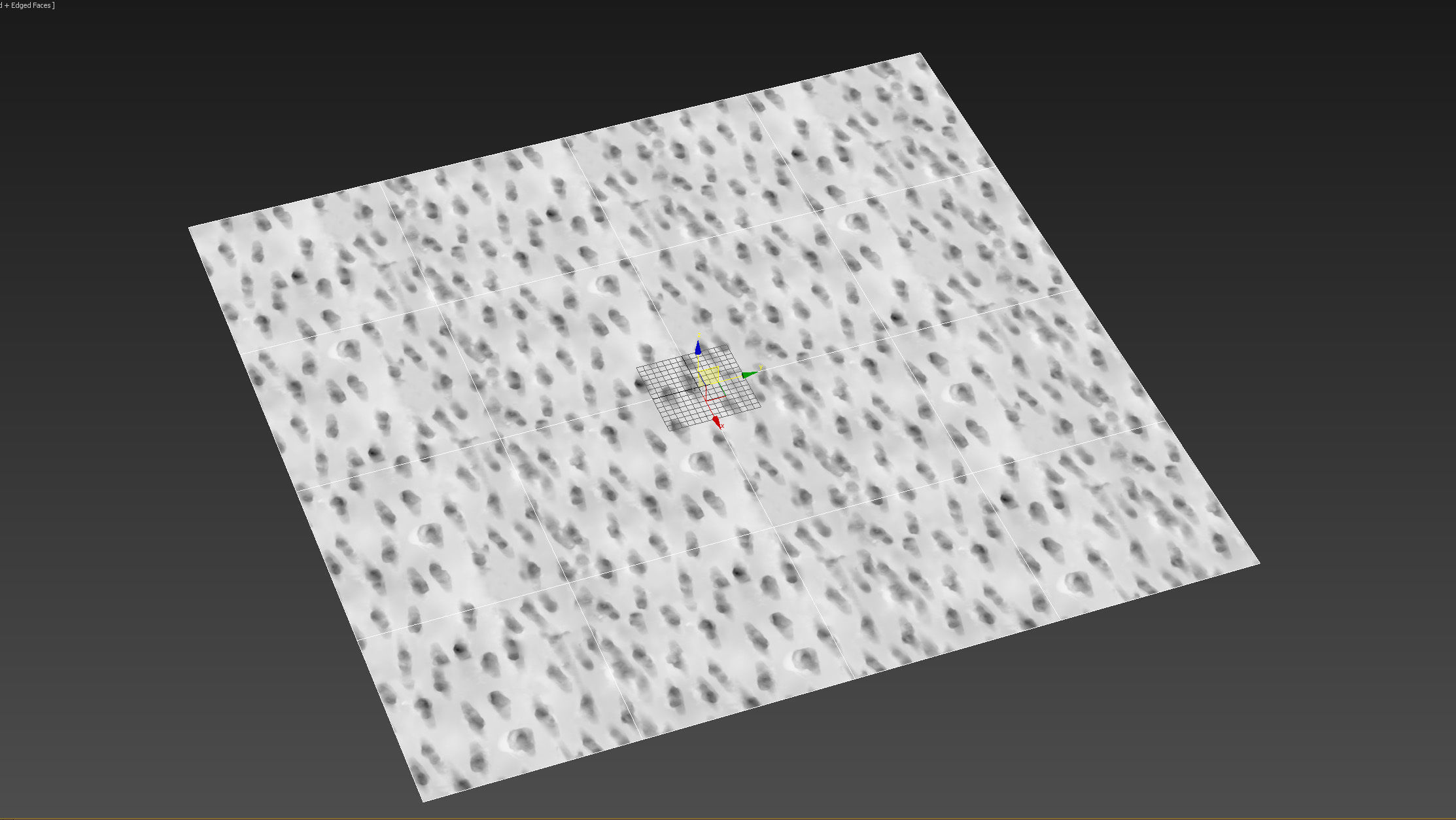 4k seamless snow area material 05 3D model_9