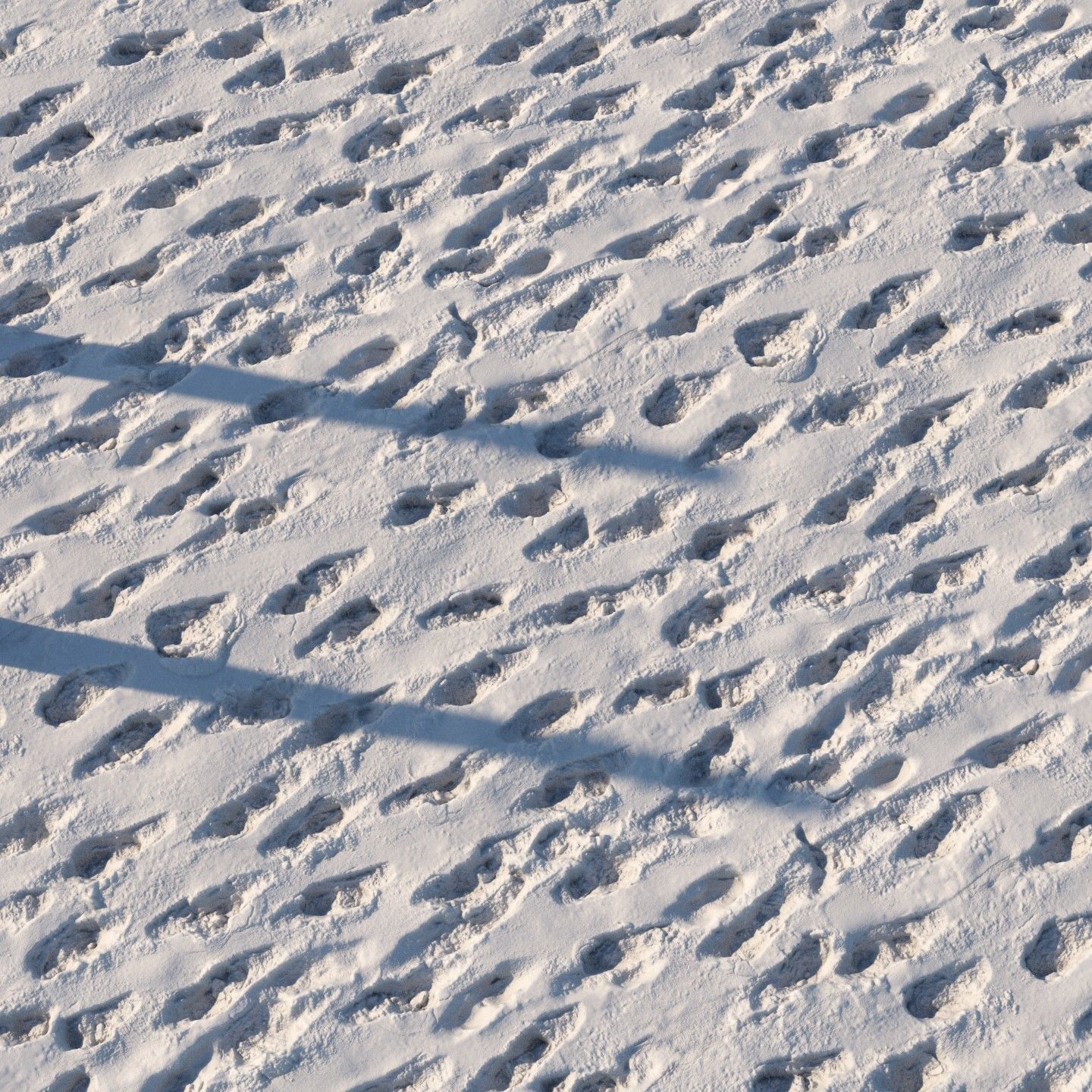 4k seamless snow area material 05 3D model_6