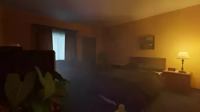 Motel Room 206 3D model