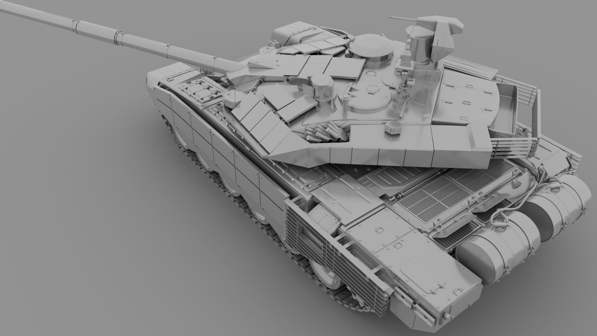 T90ms Hightpolygon 3D model_4