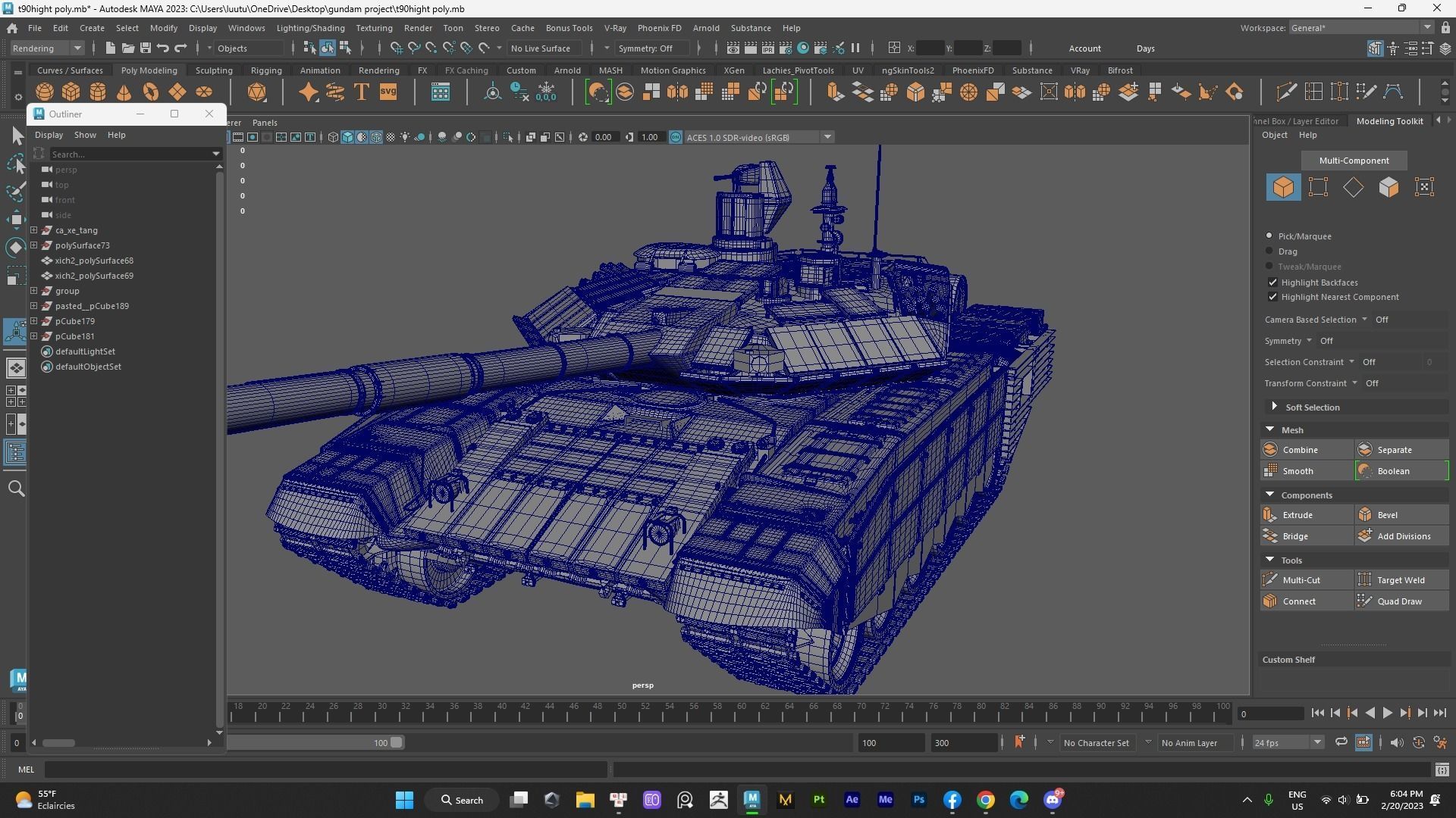 T90ms Hightpolygon 3D model_10