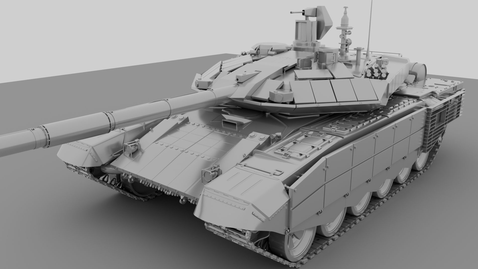 T90ms Hightpolygon 3D model_2