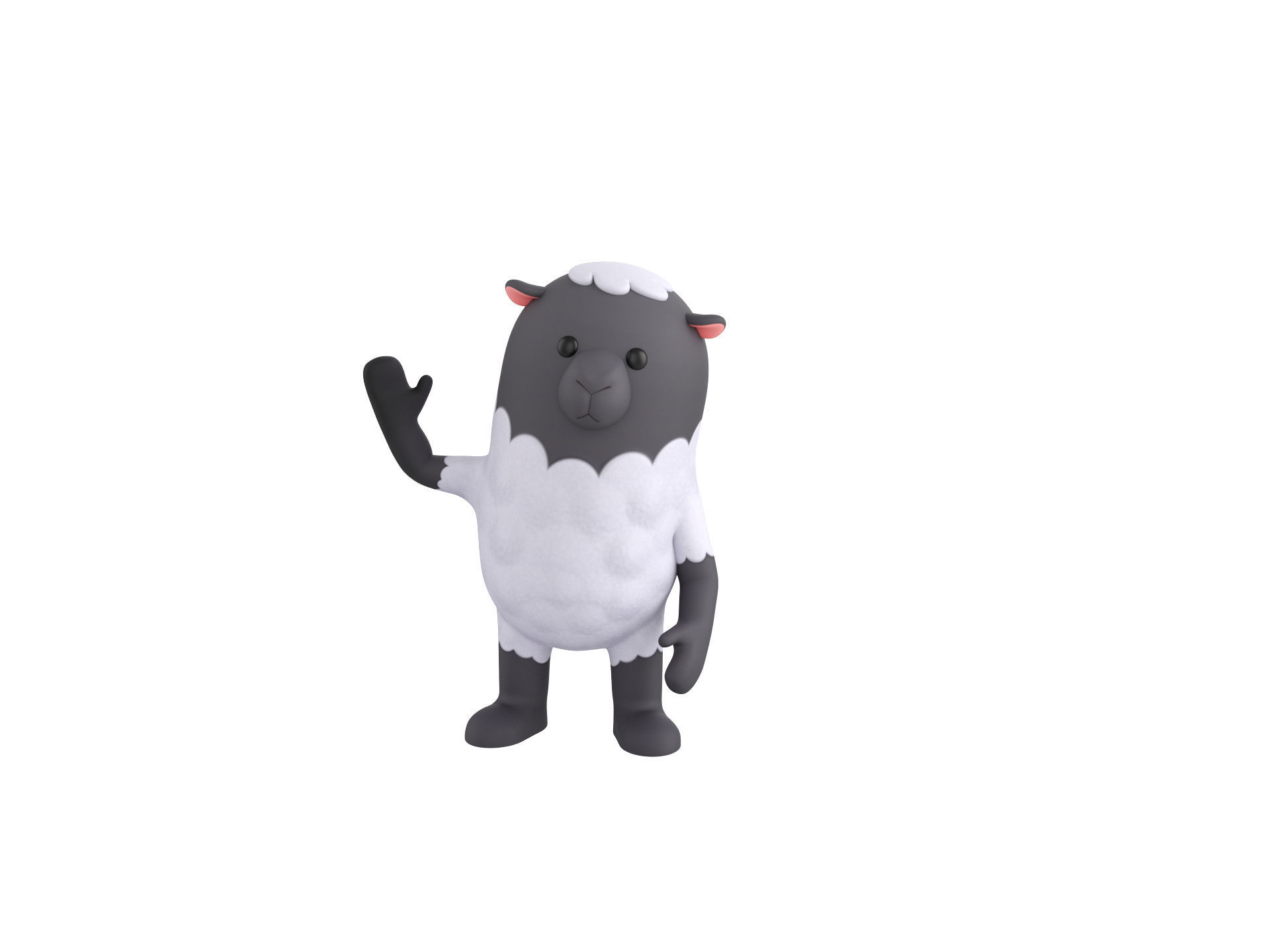 Rigged Animal Character Pack 3 3D model_25