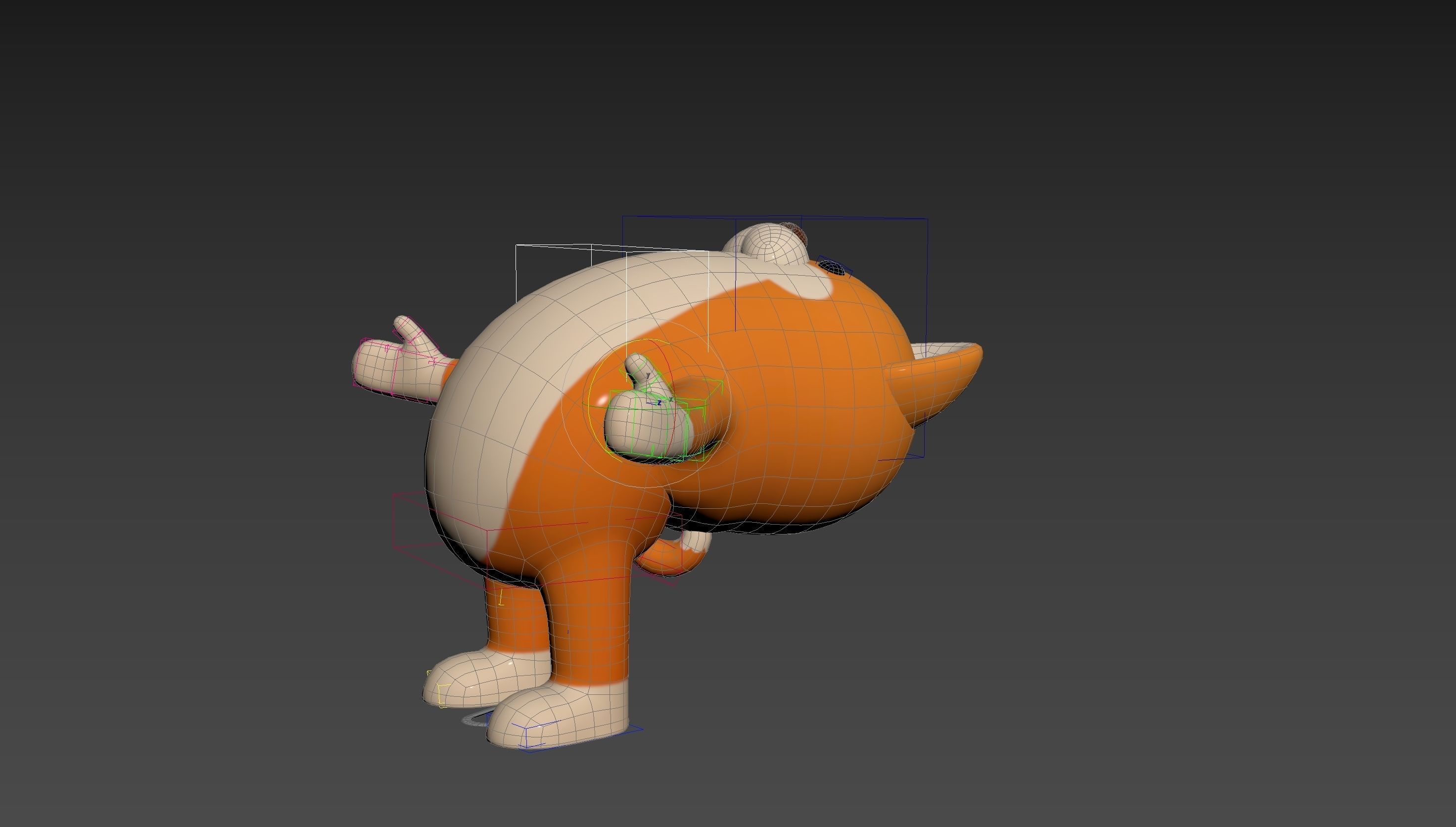 Rigged Animal Character Pack 3 3D model_36