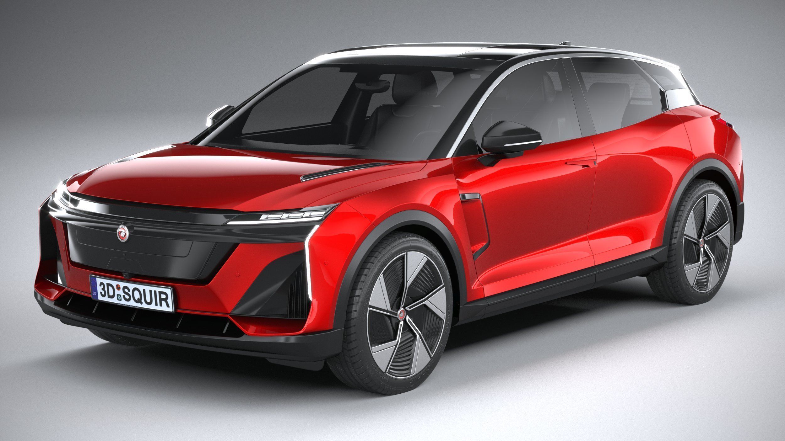 Generic SUV v1 2023 3D model_1