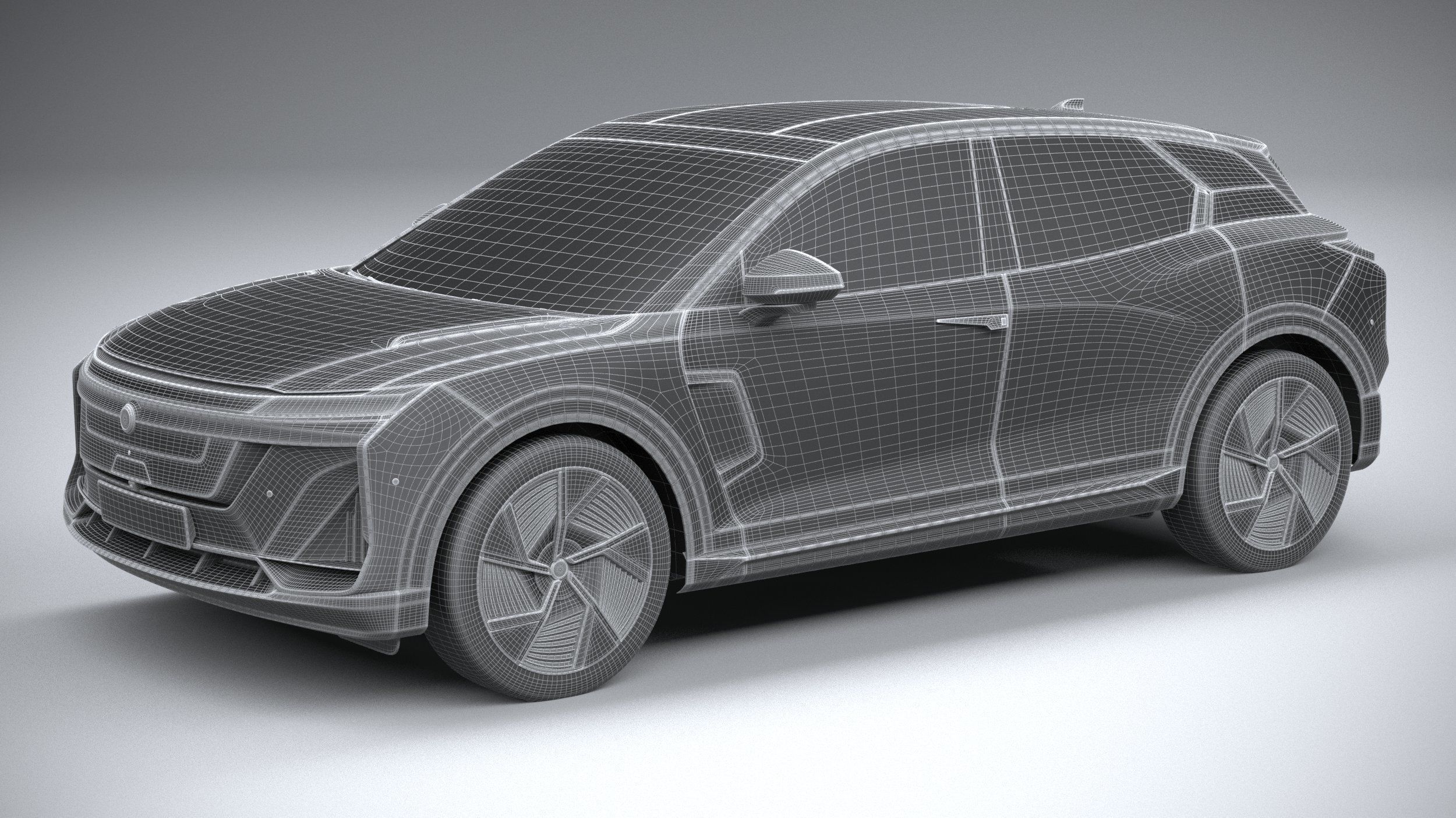 Generic SUV v1 2023 3D model_26