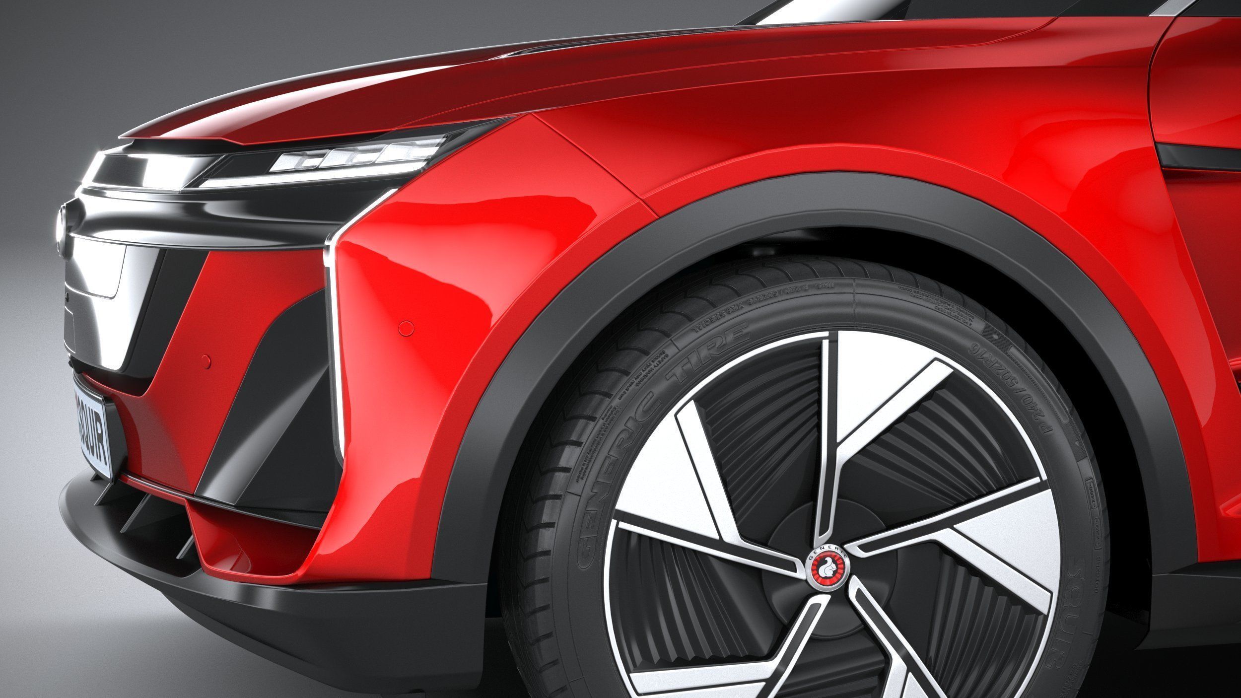 Generic SUV v1 2023 3D model_3