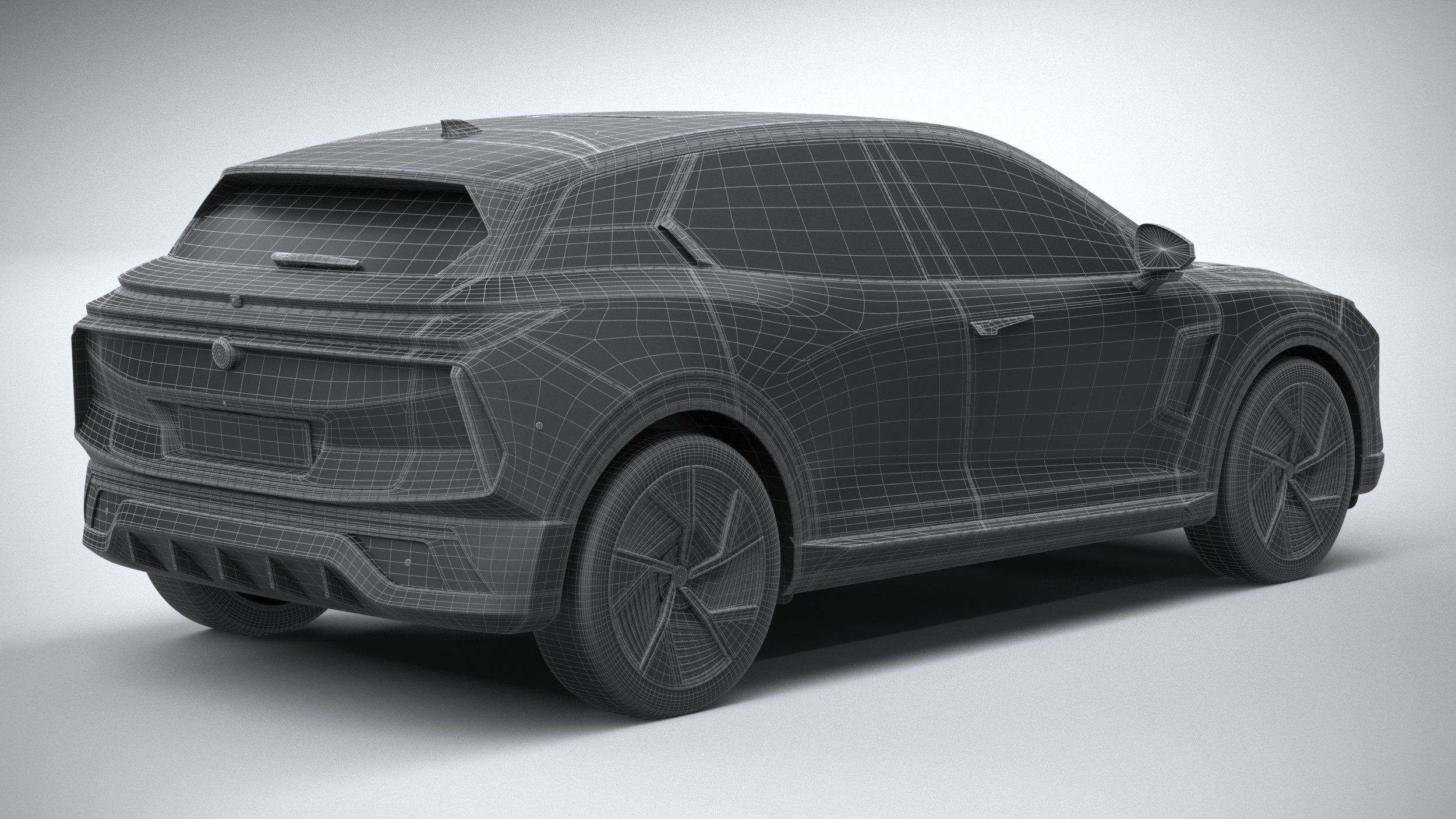 Generic SUV v1 2023 3D model_29