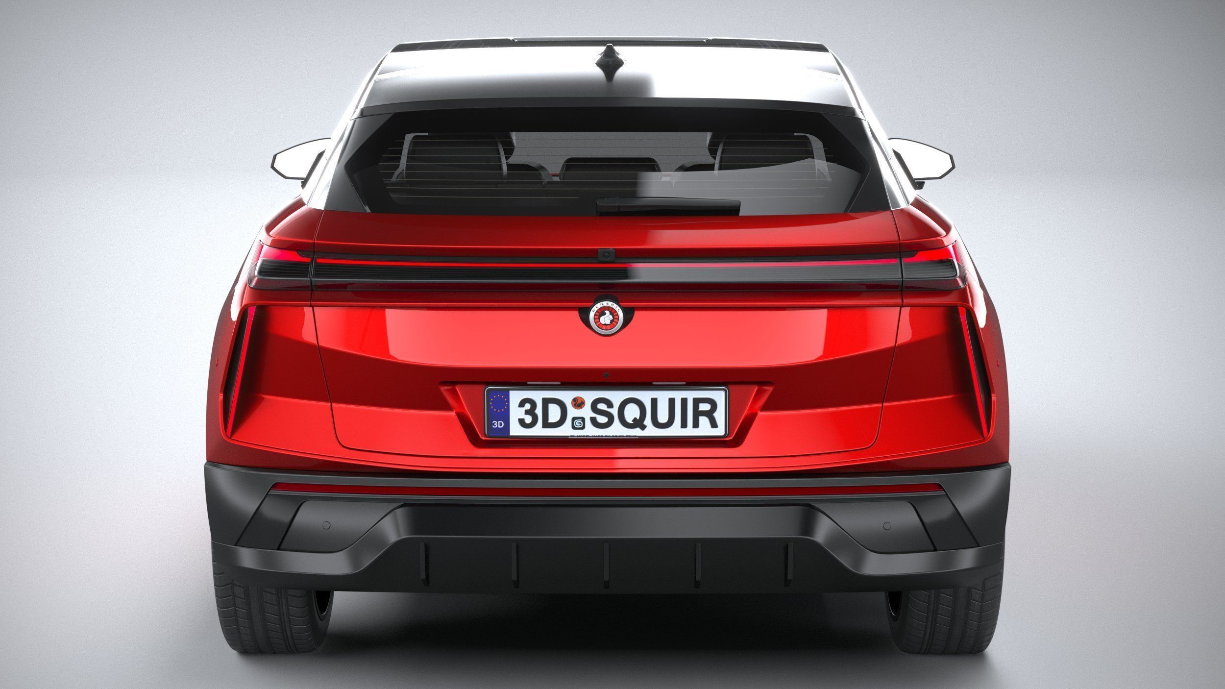 Generic SUV v1 2023 3D model_4