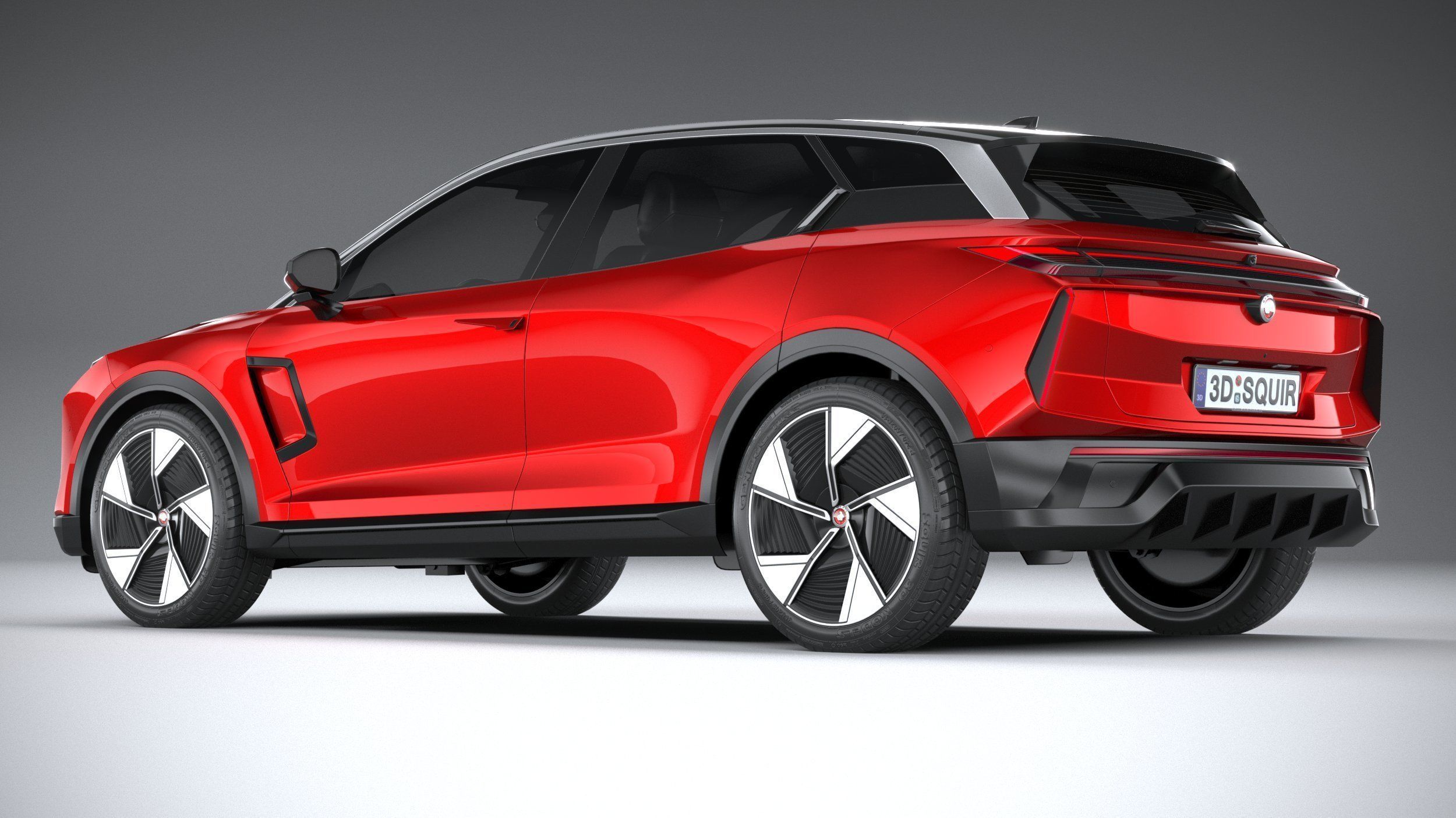 Generic SUV v1 2023 3D model_5