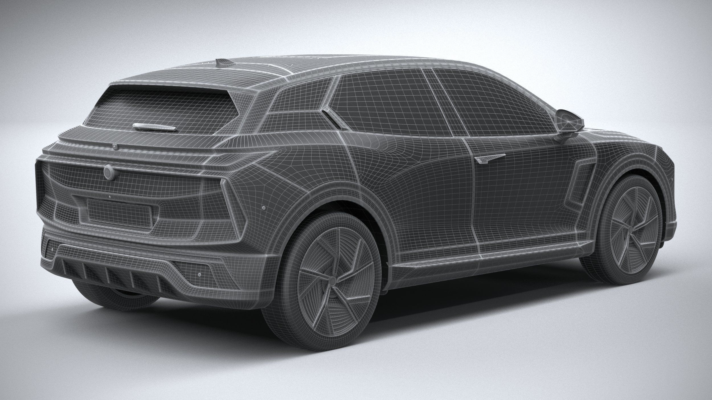 Generic SUV v1 2023 3D model_27