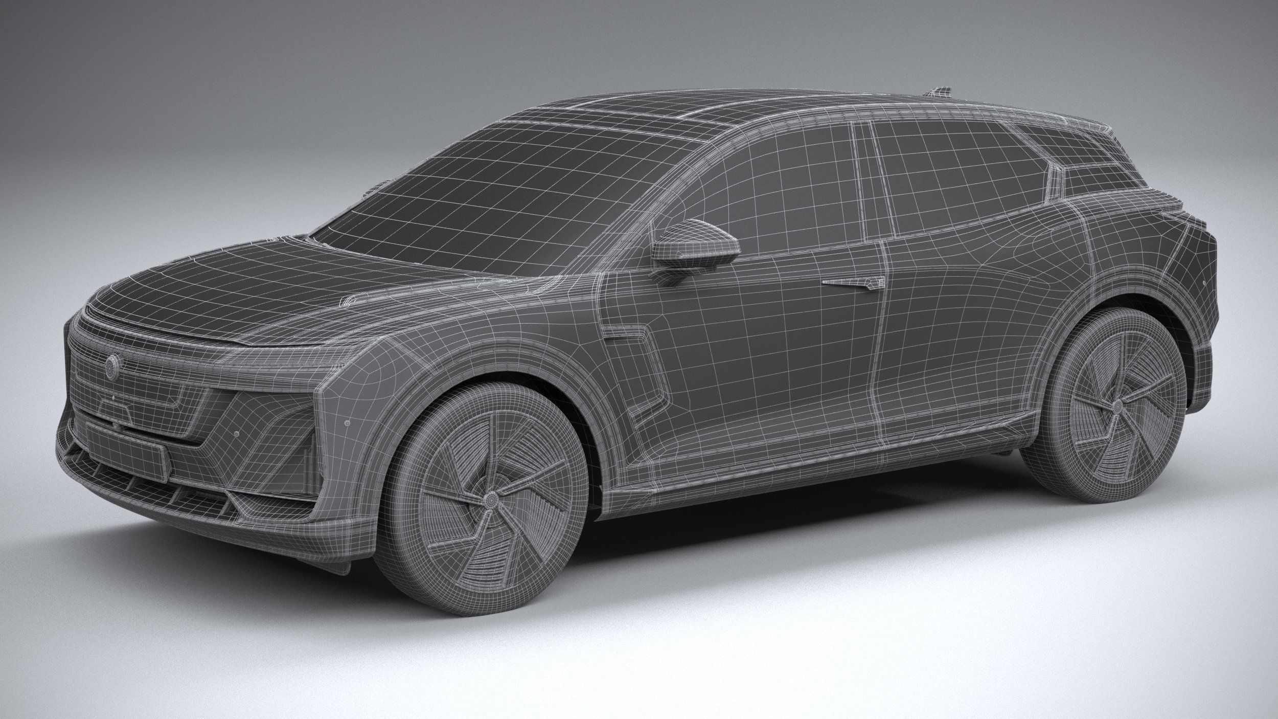 Generic SUV v1 2023 3D model_28