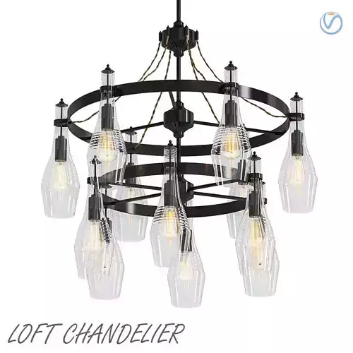 Loft chandelier