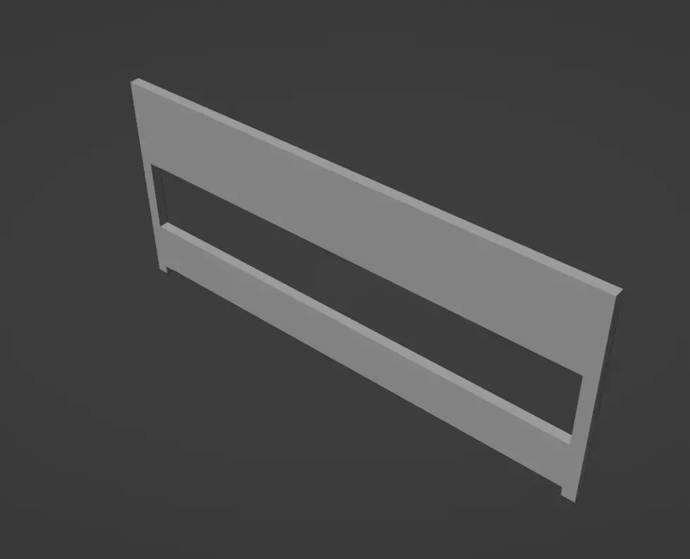 Street Block Free low-poly 3D model_0