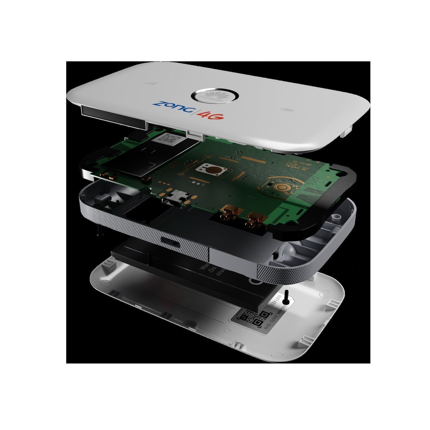 Zong 4G device with PCB circuit  3D model_4