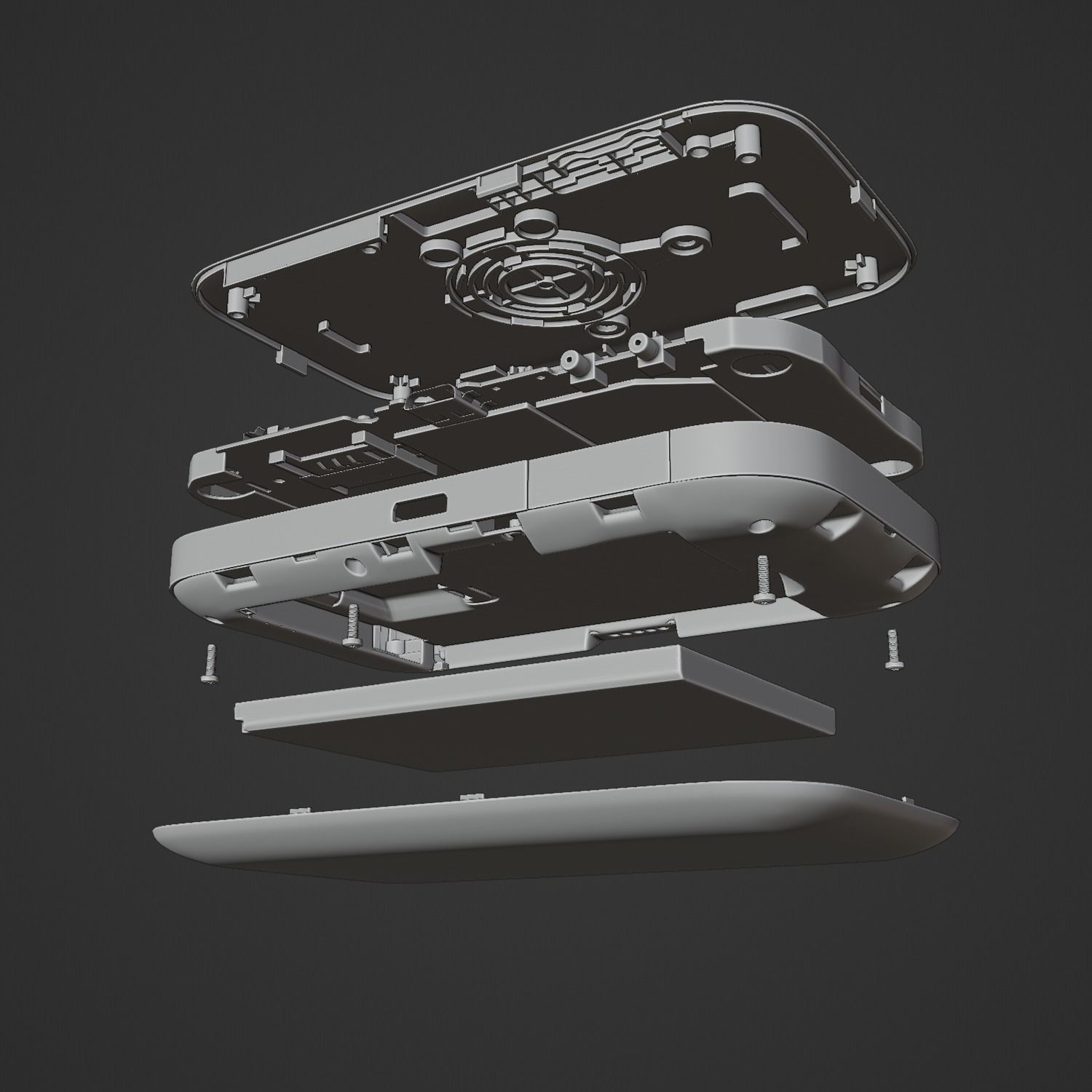 Zong 4G device with PCB circuit  3D model_8