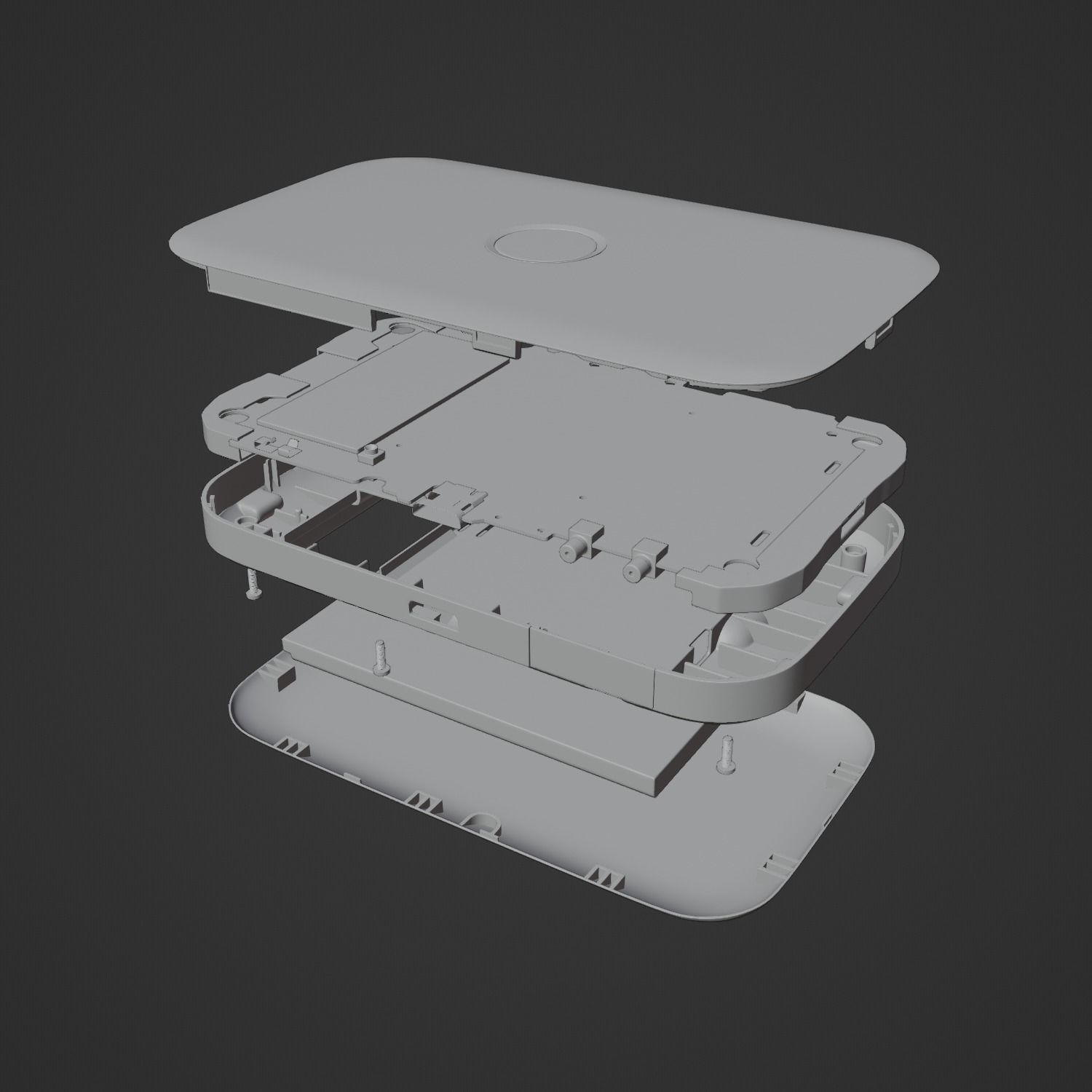 Zong 4G device with PCB circuit  3D model_7