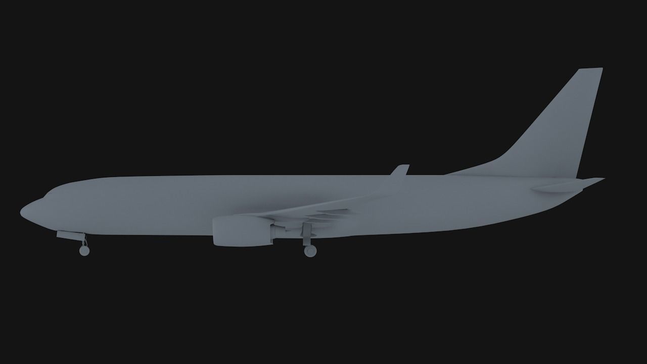 Boeing 737-800 ANA All Nippon Airways Low-poly 3D model_20