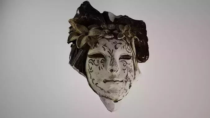 Damaged Mask 3D model