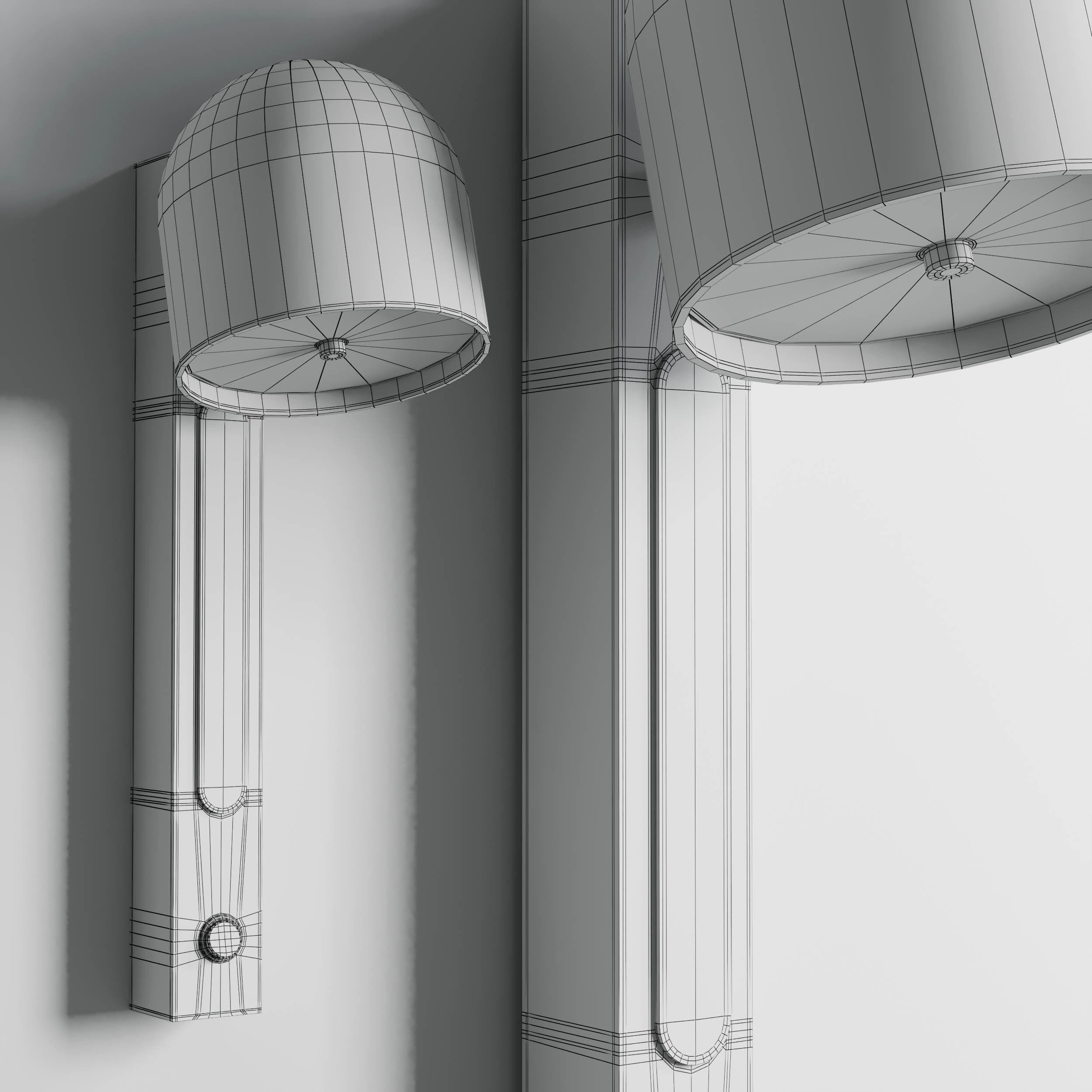 Lampatron VIC WALL Low-poly 3D model_3