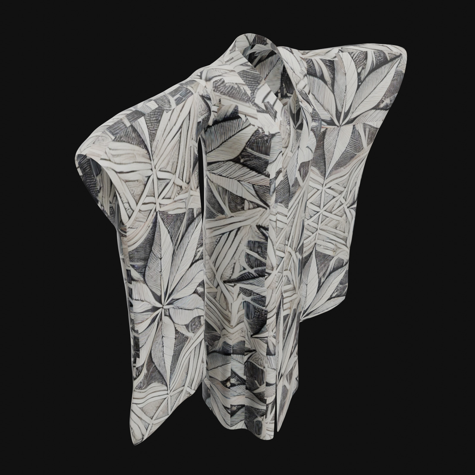 Free Japanese Kimono 3D Model with 10 Traditional Patterns Vol 1 Free 3D model_4