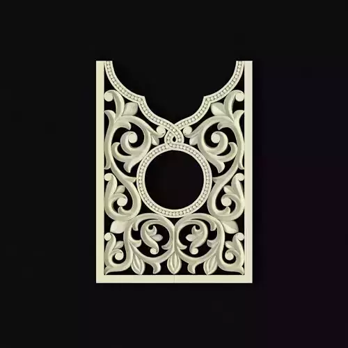 Central decor ornament for furniture