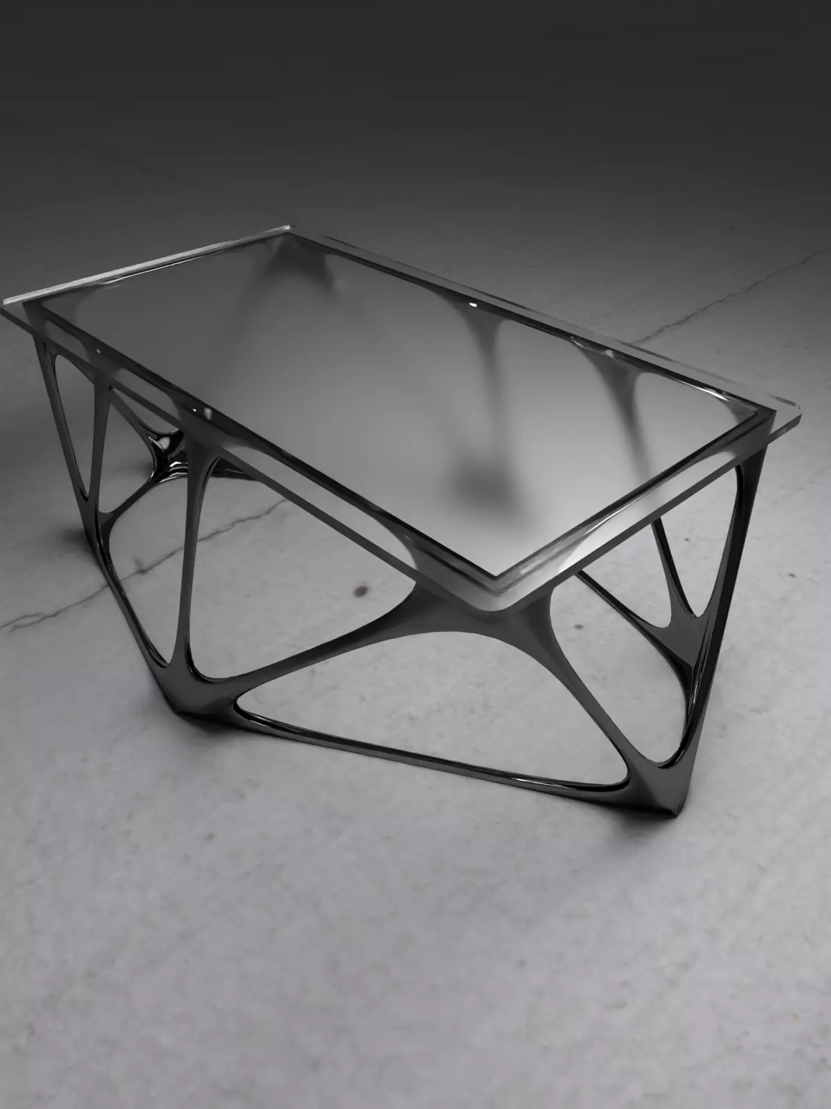 Futuristic Table 3D model_0