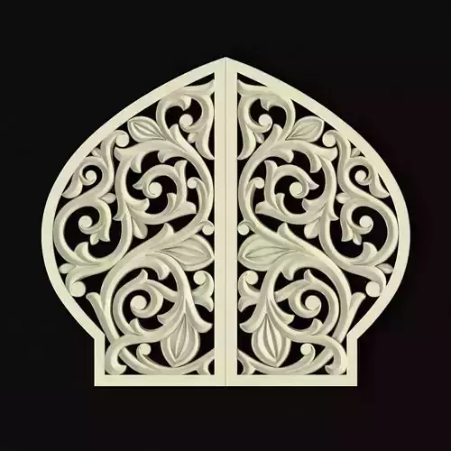 Central decor ornament for furniture