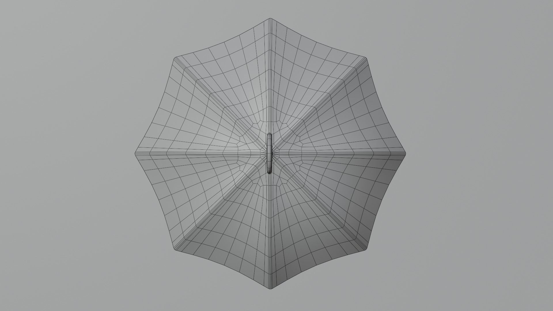 Umbrella earrings 3D print model_11