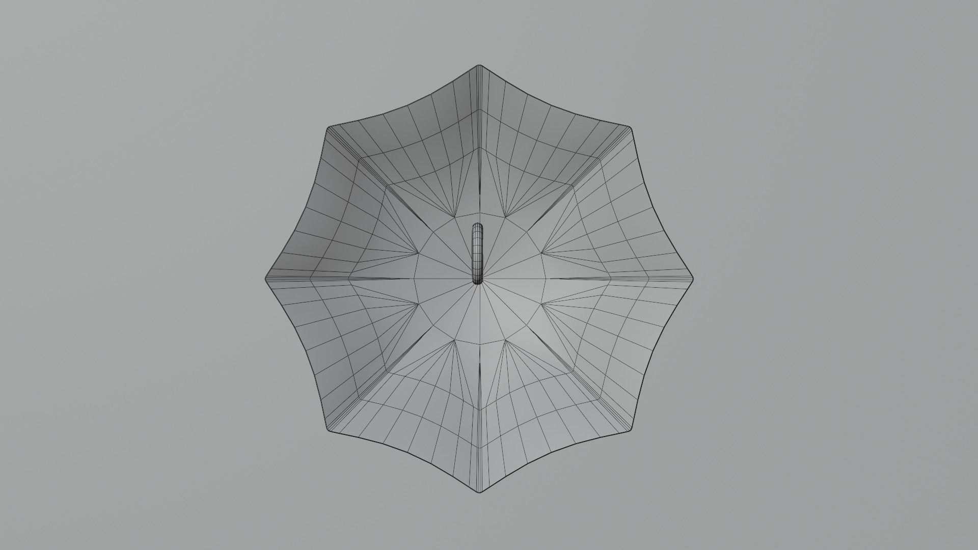 Umbrella earrings 3D print model_9